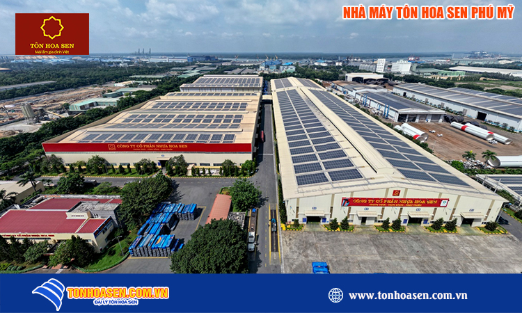 Nhà máy tôn Hoa Sen Phú Mỹ