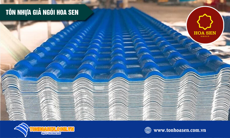 Tôn nhựa giả ngói Hoa Sen 