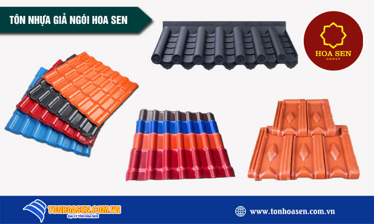 Tôn nhựa giả ngói Hoa Sen 