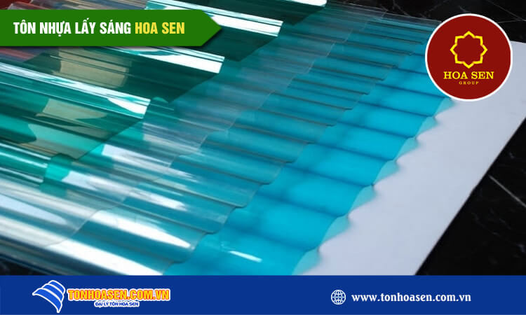Tôn nhựa lấy sáng Hoa Sen 