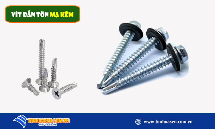 Vít bắn tôn mạ kẽm 