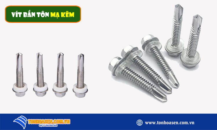 Vít bắn tôn mạ kẽm 